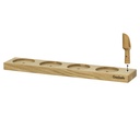 Gewürzhalter Eiche mit Loeffelchen