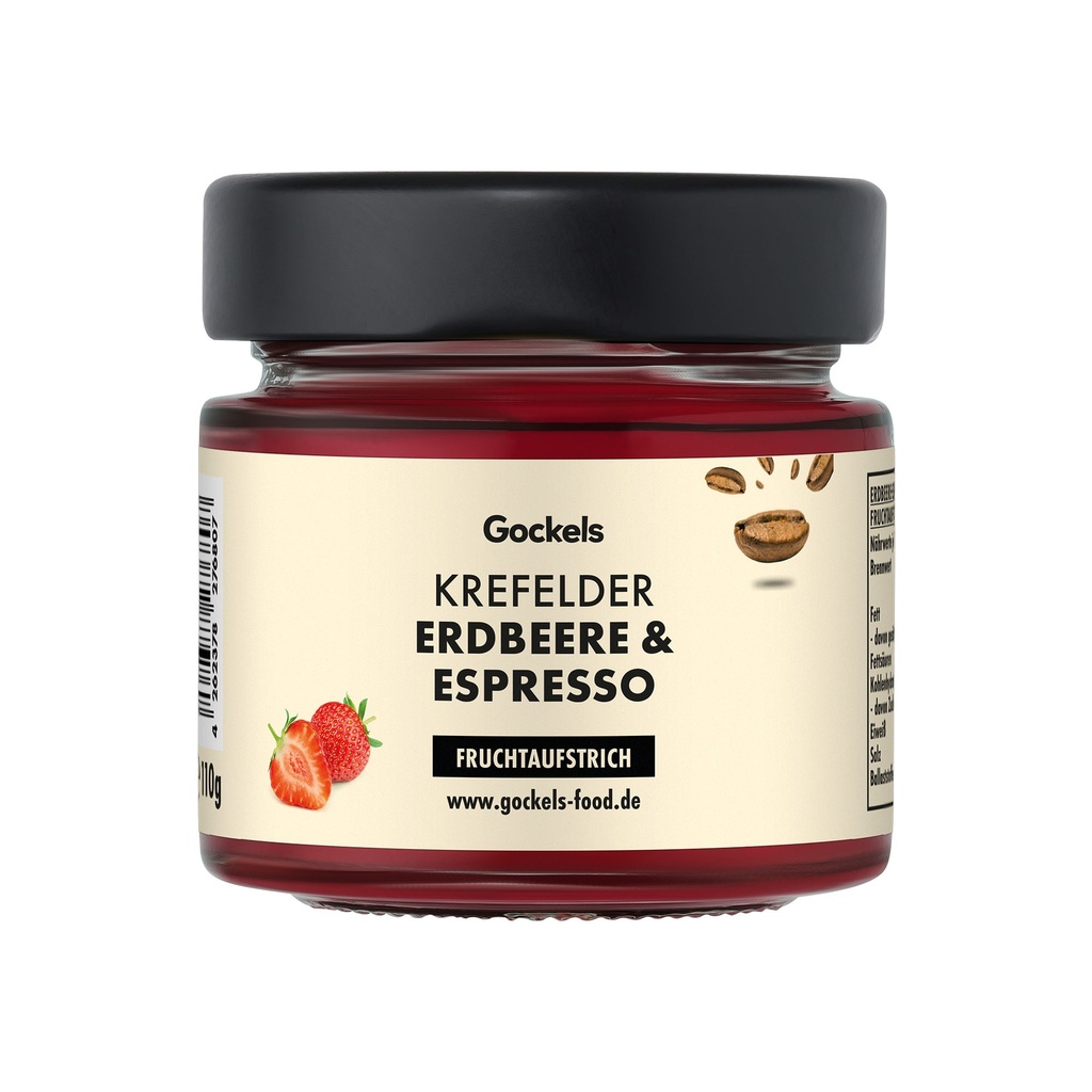 Krefelder Erdbeere & Espresso Fruchtaufstrich