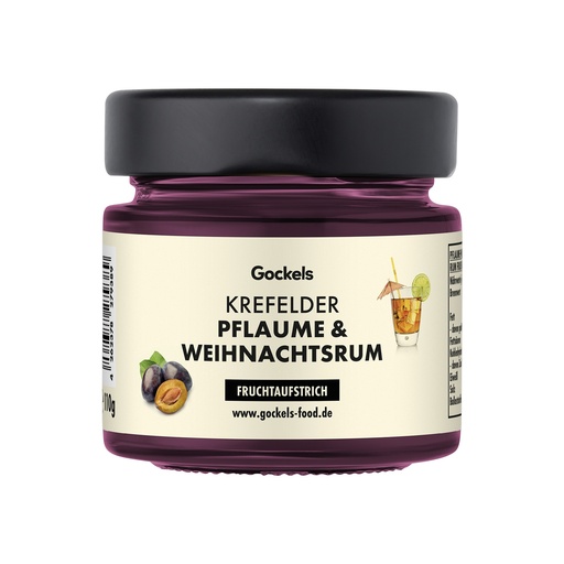 Krefelder Pflaume & Weihnachtsrum Fruchtaufstrich